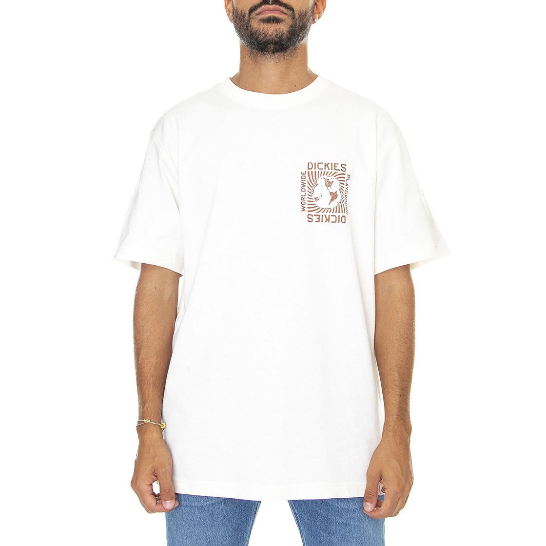 Marbury Tee SS Ecru - Maglietta Girocollo Uomo Beige DK0A4Y1NECR1  DICKIES 