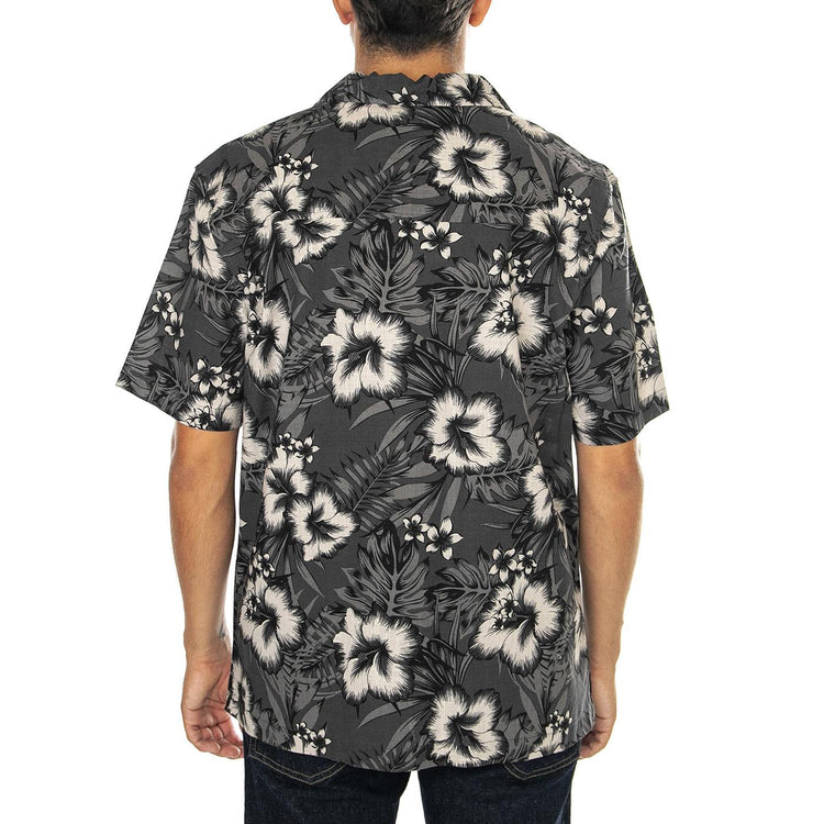 Hawaiian Print S/S Shirt Black - Camicia Maniche Corte Uomo Multicolore PFD0366-023  PENFIELD 
