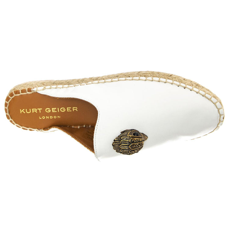 Morella Eagle Mule White Leather - Sandali Donna Bianchi KGS8879510109-10  KURT GEIGER 