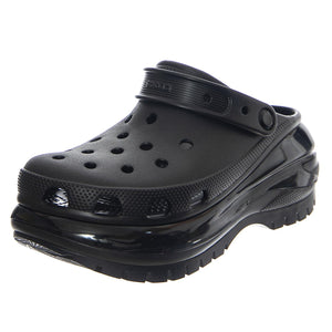 Classic Mega Crush Clog W Black - Sandali Donna / Uomo Neri CR.207988-BLK  CROCS 