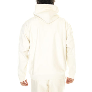 Hooded American Script Sweat Natural - Felpa con Cappuccio Uomo Bianca I028279-05XX  CARHARTT WIP 