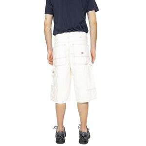 Loose Denim Painter Short Egret - Bermuda Denim Jeans Uomo Bianchi DK0A4ZASC481  DICKIES 