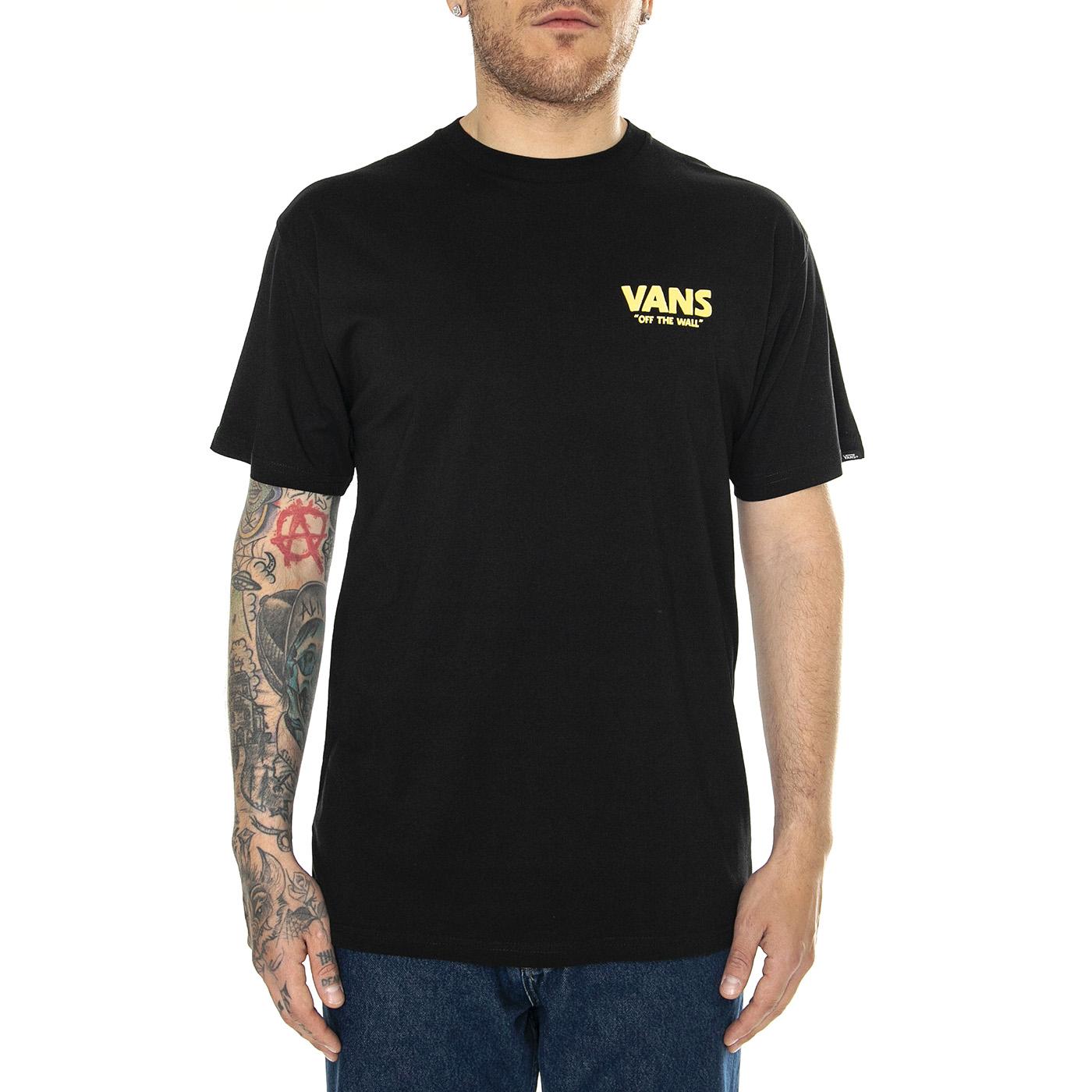 Stay Cool SS Tee Black - Maglietta Girocollo Uomo Nera VN000G56BLK1  VANS 