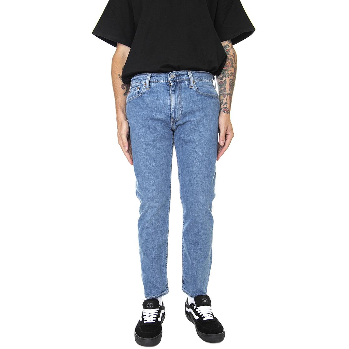 502 Taper Z1957 Dark Indigo Stonewash - Pantaloni Denim Jeans Uomo Blu 29507-1287  LEVIS 