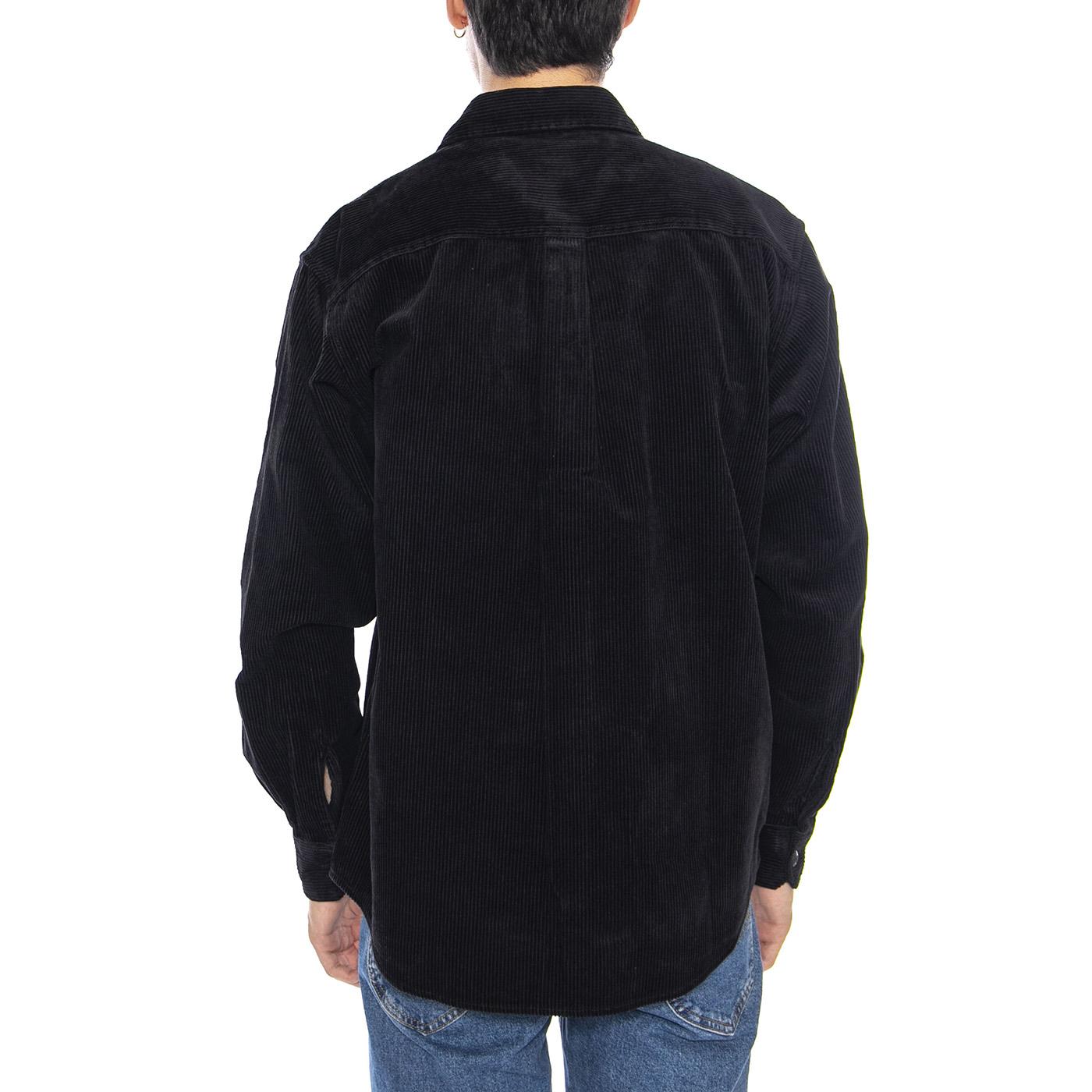 L/S Flint Shirt Black - Camicia Uomo Nera I035837.89XX  CARHARTT WIP 