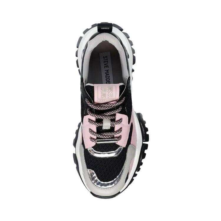 Trilling Pink / Blk - Scarpe Stringate Profilo Basso Donna Rosa / Nere SMPTHRILLING-PIN  STEVE MADDEN 