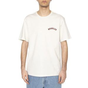 Graphic Tee Vintage White - Maglietta Girocollo Uomo Bianca 112362773  WRANGLER 