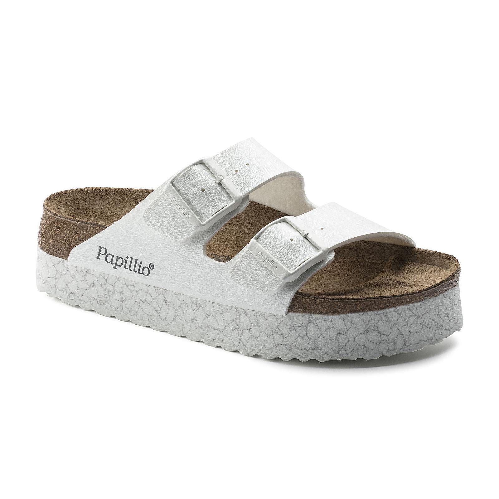 Arizona monochrome marble white, Birko Flor 1009050  BIRKENSTOCK 