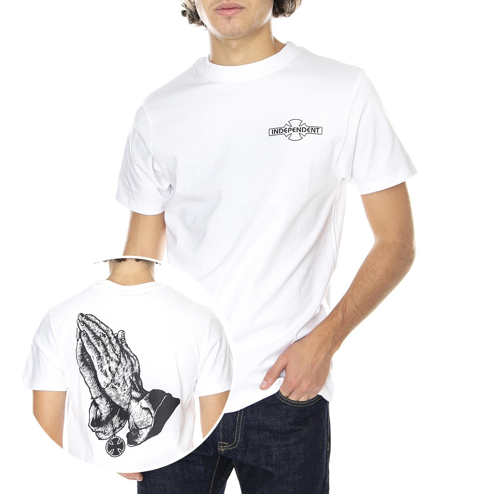  Rosary T-Shirt White  INDEPENDENT 