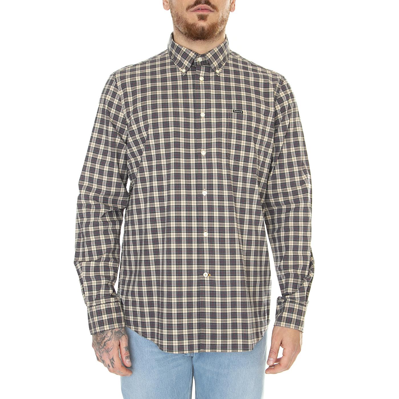 Lomond Tailored Shirt Stone - Camicia Uomo Multicolore MSH5023-ST51-SS23  BARBOUR 
