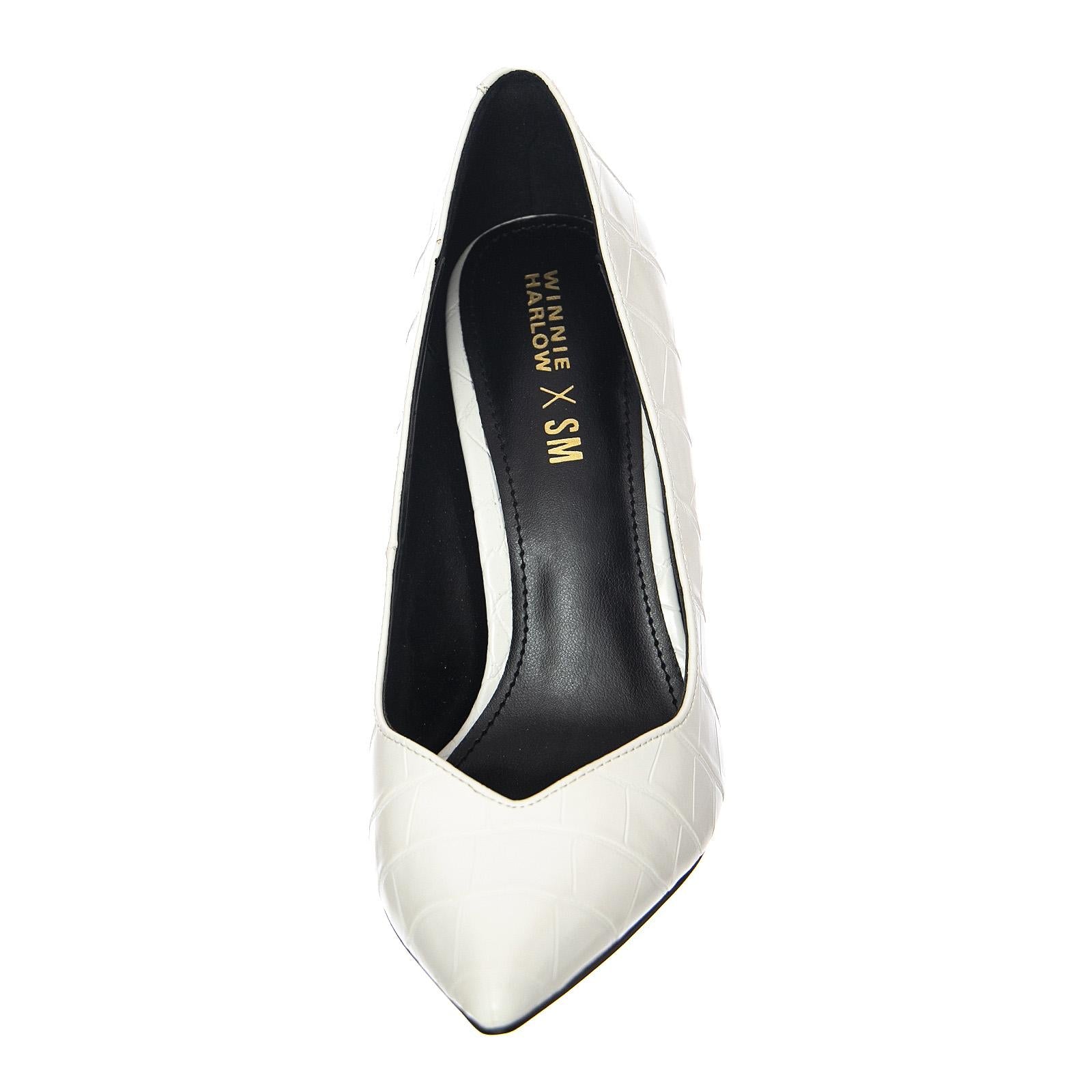  W-PRIN WHT CROCO  STEVE MADDEN 