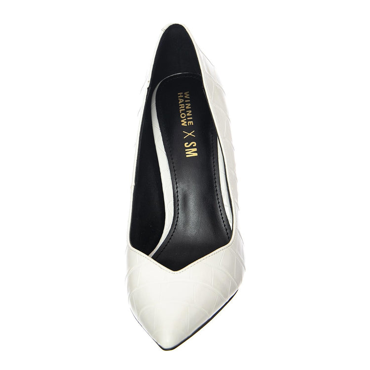  W-PRIN WHT CROCO  STEVE MADDEN 