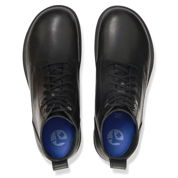 Highwood Lace Mid Men black, Natural Leather - Stivaletti Uomo Neri 1028223  BIRKENSTOCK 