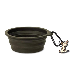 Wild Dog Foldable Bowl Olive / Wax - Ciotola per Cani in Silicone I035847.3DDXX  CARHARTT WIP 
