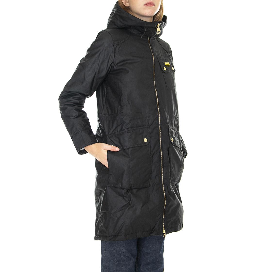 Monaco Wax Black - Giacca Invernale Donna Nera 222MLWX1259-BK71  BARBOUR 
