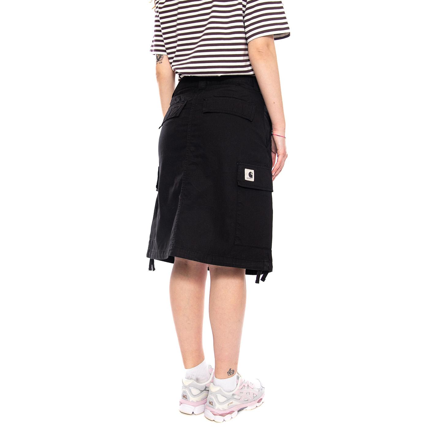 Carhartt WIP Kingston Skirt Black - Gonna Donna Nera I035579.89GD . CARHARTT WIP 