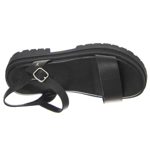 W' Linger Black Pigment Sandals - Sandali Donna Neri WSSLINGER-BLK  WINDSOR SMITH 