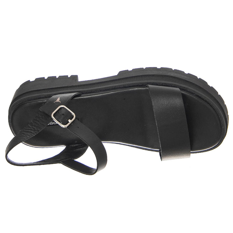 W' Linger Black Pigment Sandals - Sandali Donna Neri WSSLINGER-BLK  WINDSOR SMITH 