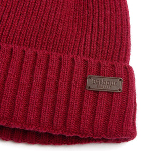 Carlton Beanie Cranberry - Cappellino a Cuffia Bordeaux MHA0449-RE75-FW23  BARBOUR 