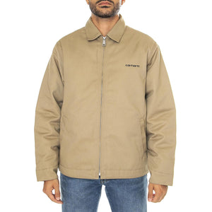 Module Script Jacket Leather / Black rigid - Giacca Uomo Marrone I033763.0DK01  CARHARTT WIP 