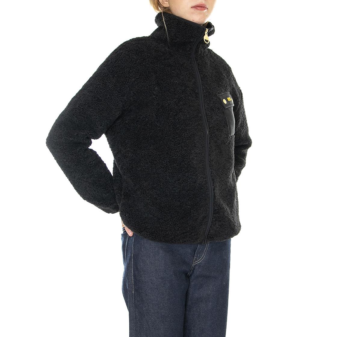 Monaco Overlayer Black - Felpa con Zip Donna Nera 222MLOL0462-BK91  BARBOUR 