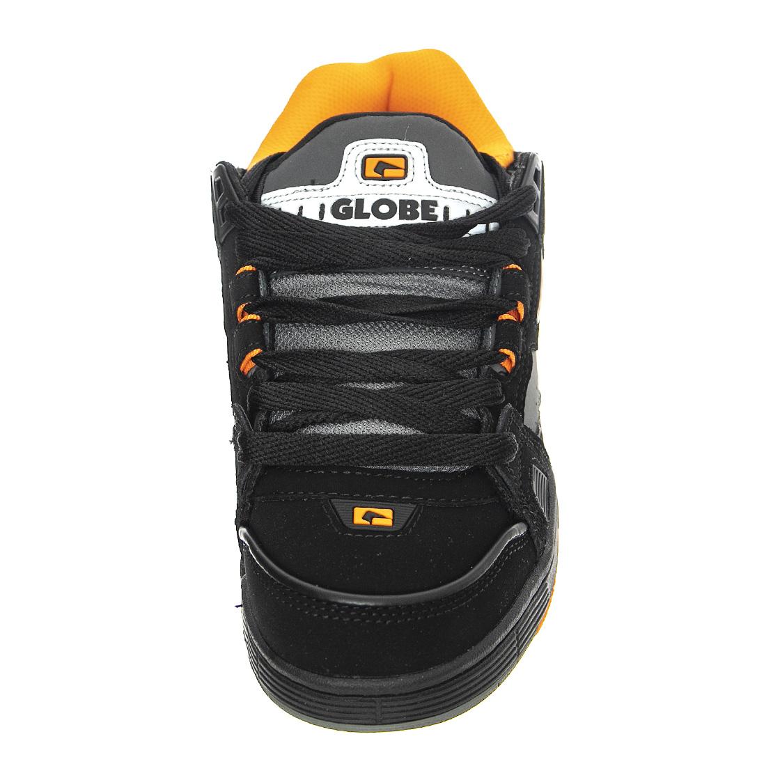 Sabre Black / Grey / Orange - Scarpe Stringate Profilo Basso Uomo Nere GBSABR-20087  GLOBE 