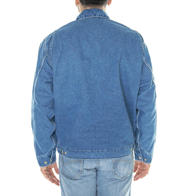 OG Detroit Jacket Blue / Stone Washed - Giacca Invernale Denim Jeans Uomo Blu I033039.0106  CARHARTT WIP 