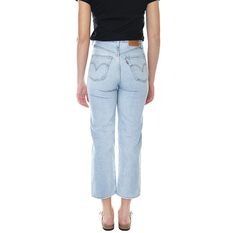 W Ribcage Straight - Denim Jeans Donna Blu 72693-0055  LEVIS 