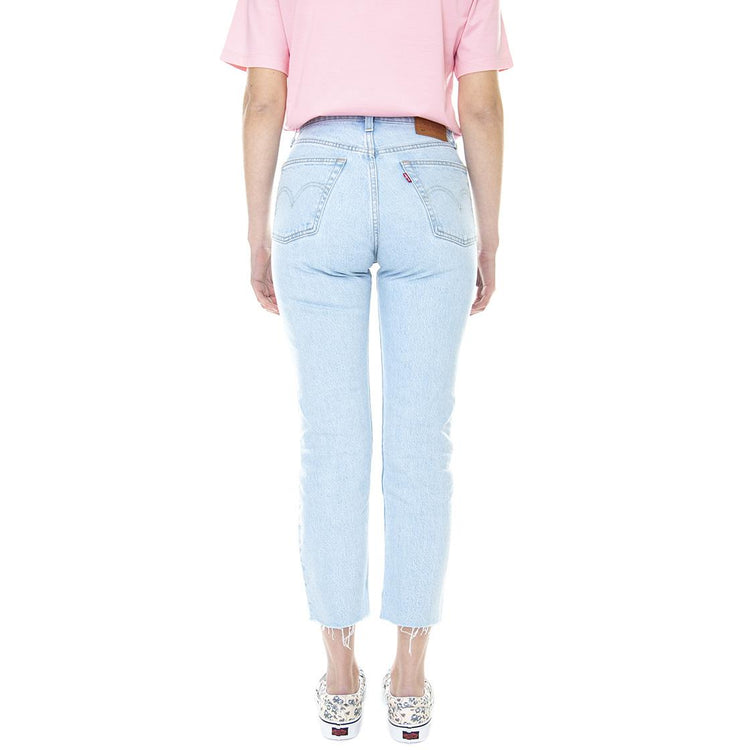 501 Crop Samba Goal - Denim Jeans Donna Blu Chiaro / Worn In 36200-0180  LEVIS 