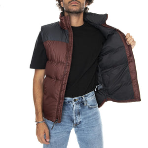 Men Nuptse III Vest Jacket -Sequoia Red - Giacca Smanicata Uomo Bordeaux T933J538X  THE NORTH FACE 