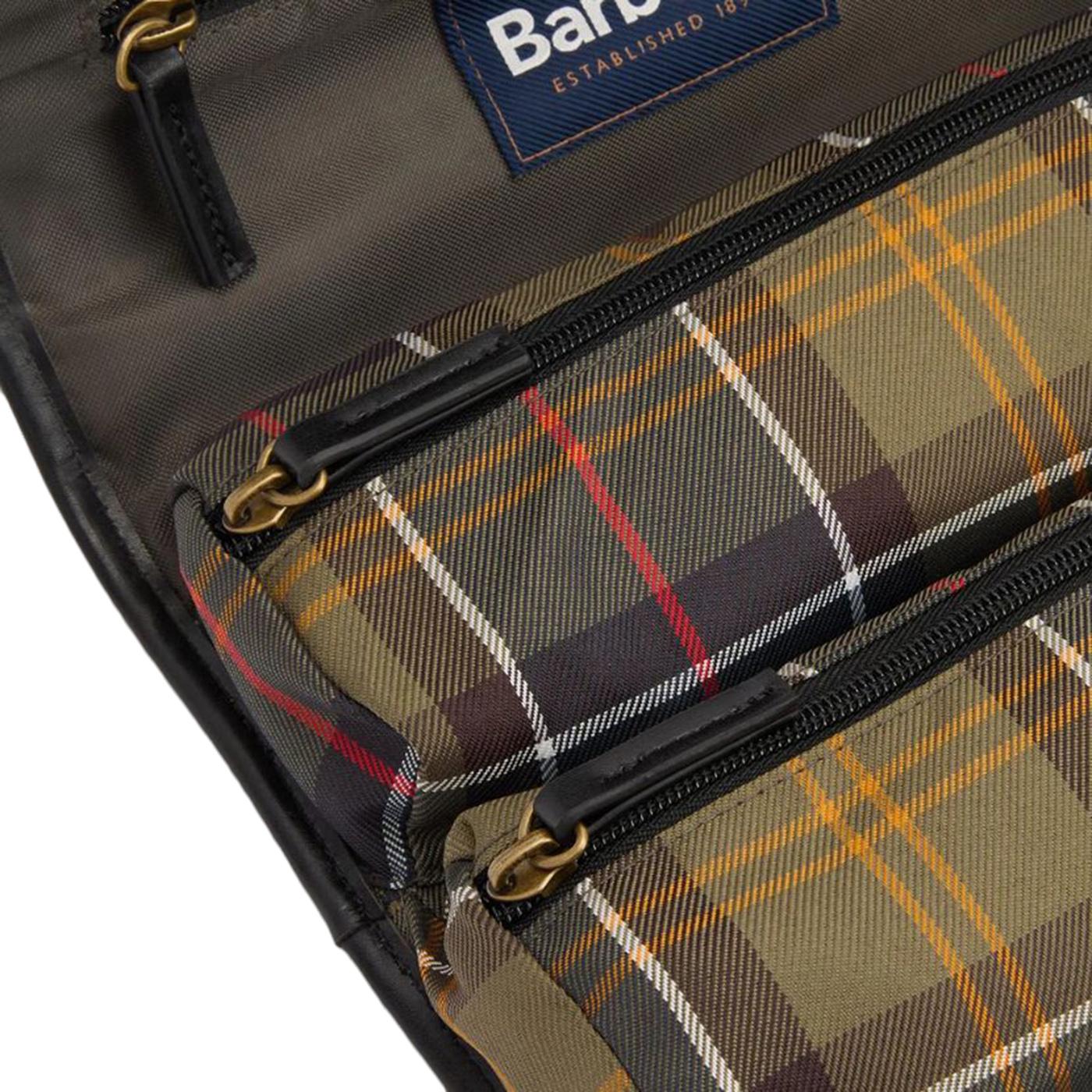 Tartan Hanging Bag - Beauty Case Appeso Tartan MAC0425 OL91 BARBOUR 