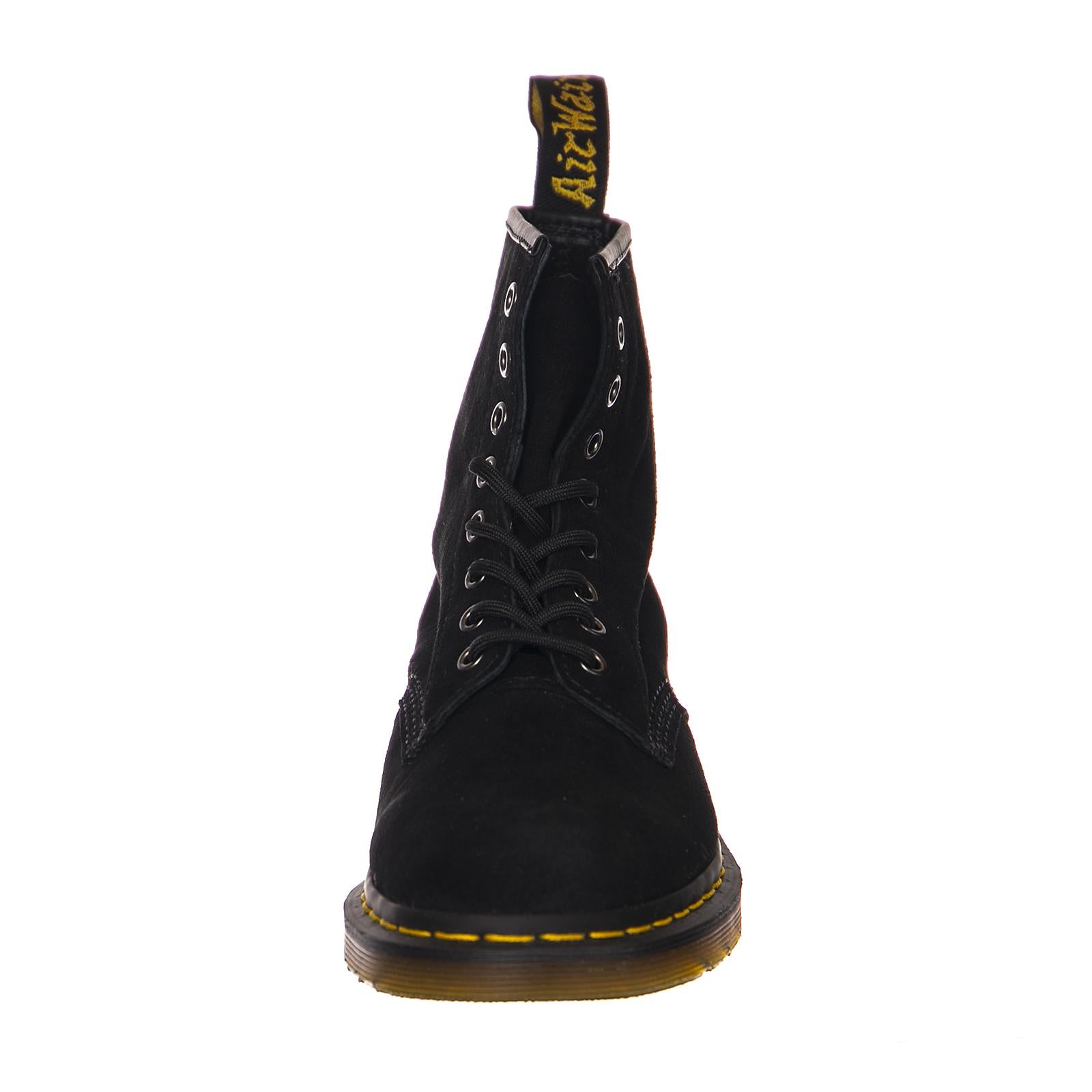 1460 Soft Buck - Black Soft - Stivali Uomo/Donna DMS1460BKSB21466001  DR.MARTENS 