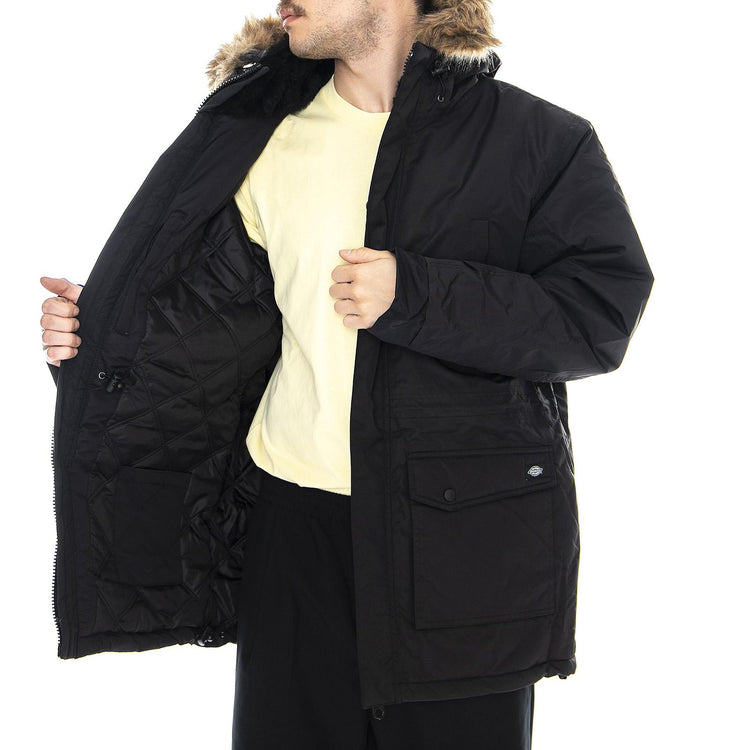 Curtis Jacket - Black - Giacca Invernale Uomo Nera 07 200175-BK  DICKIES 