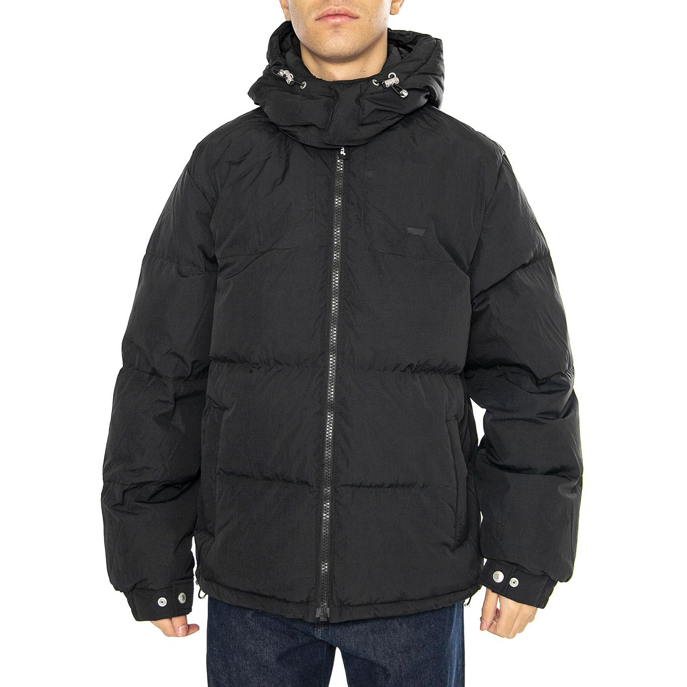 Rockridge Short Puffer Jet Black - Giacca con Cappuccio Uomo Nera A8557-0000  LEVIS 