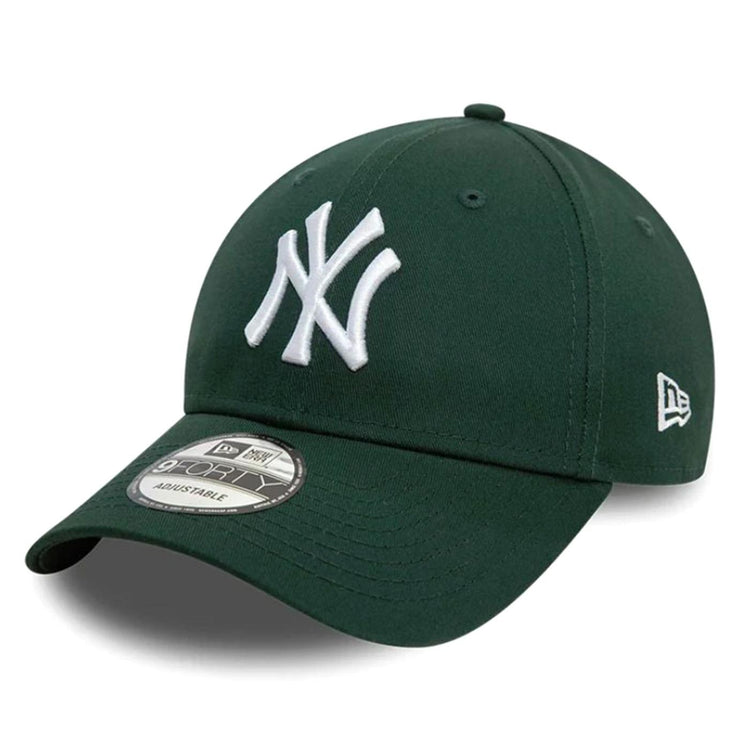 League Essential 9Forty New York Yankees Dark Green / White - Cappello con Visiera Verde 60471456  NEW ERA 