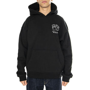 Nature Extra Heavy Hood Fleece Black - Felpa Uomo Nera 112470230-BLACK  OBEY 