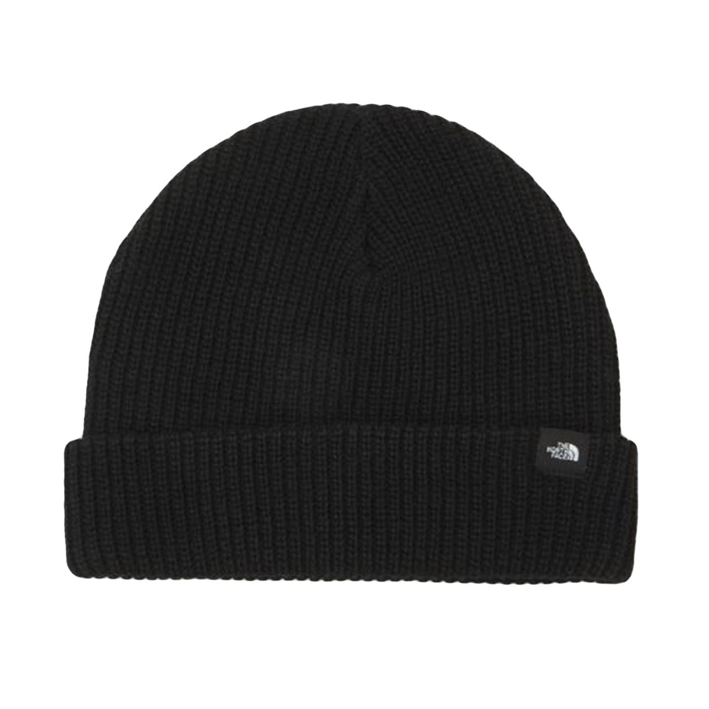 TNF Fisherman Beanie Black - Berretto in Maglia Nero NF0A55JG JK31 THE NORTH FACE 