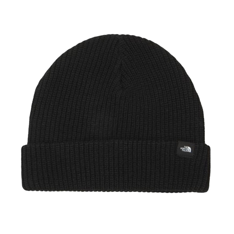 TNF Fisherman Beanie Black - Berretto in Maglia Nero NF0A55JG JK31 THE NORTH FACE 