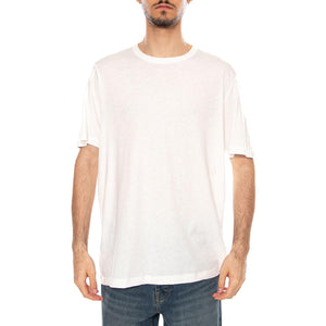 HADAR_MS TEE VANILLA WHITE - Maglietta Girocollo Uomo Bianca 331397 445 ELVINE 