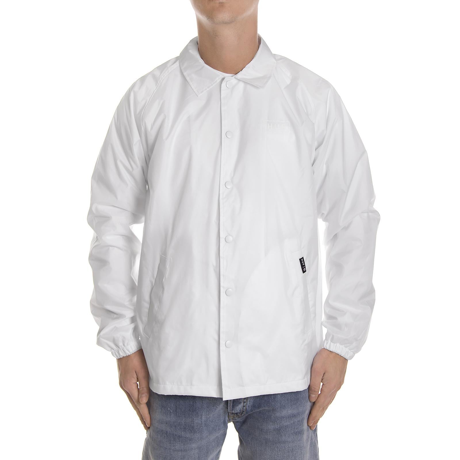 BAR LOGO COACH S JACKET JK00010-WHITE  HUF 