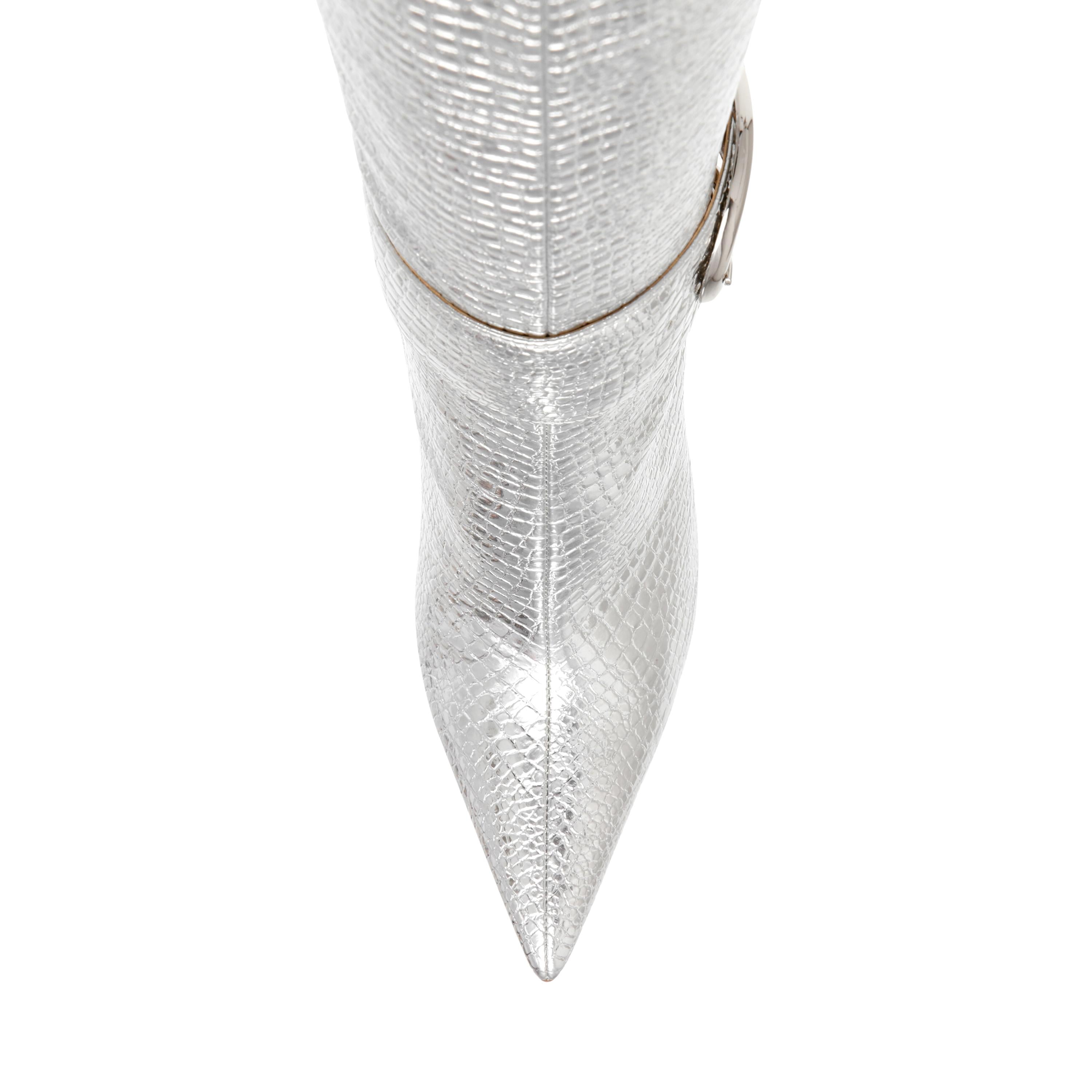 Priyanka Silver Croco - Stivali Donna Argento SMSPRIYANKA-393  STEVE MADDEN 