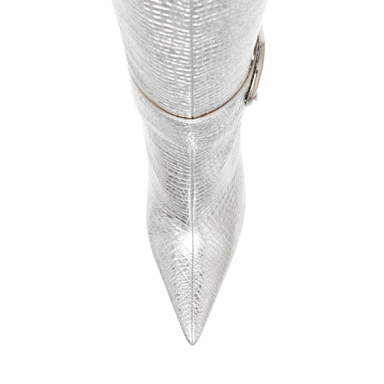 Priyanka Silver Croco - Stivali Donna Argento SMSPRIYANKA-393  STEVE MADDEN 