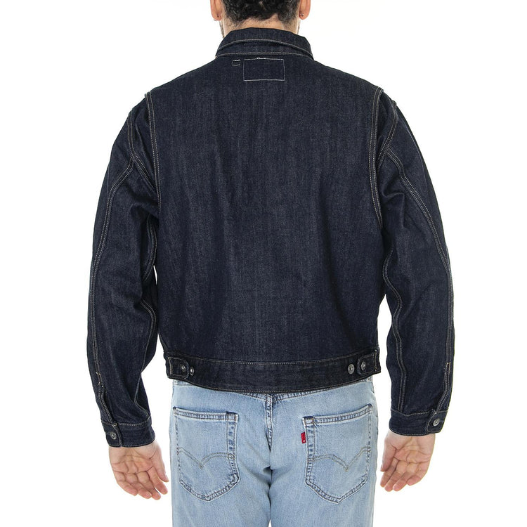 LMC Utility Trucker Broadway Moj Dark Indigo Worn In - Giacca Denim Jeans Uomo Blu A4373-0001  LEVIS 