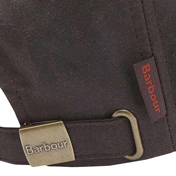 Wax Sports Cap Rustic - Cappellino con Visiera Marrone FW22-MHA0005-RU52  BARBOUR 