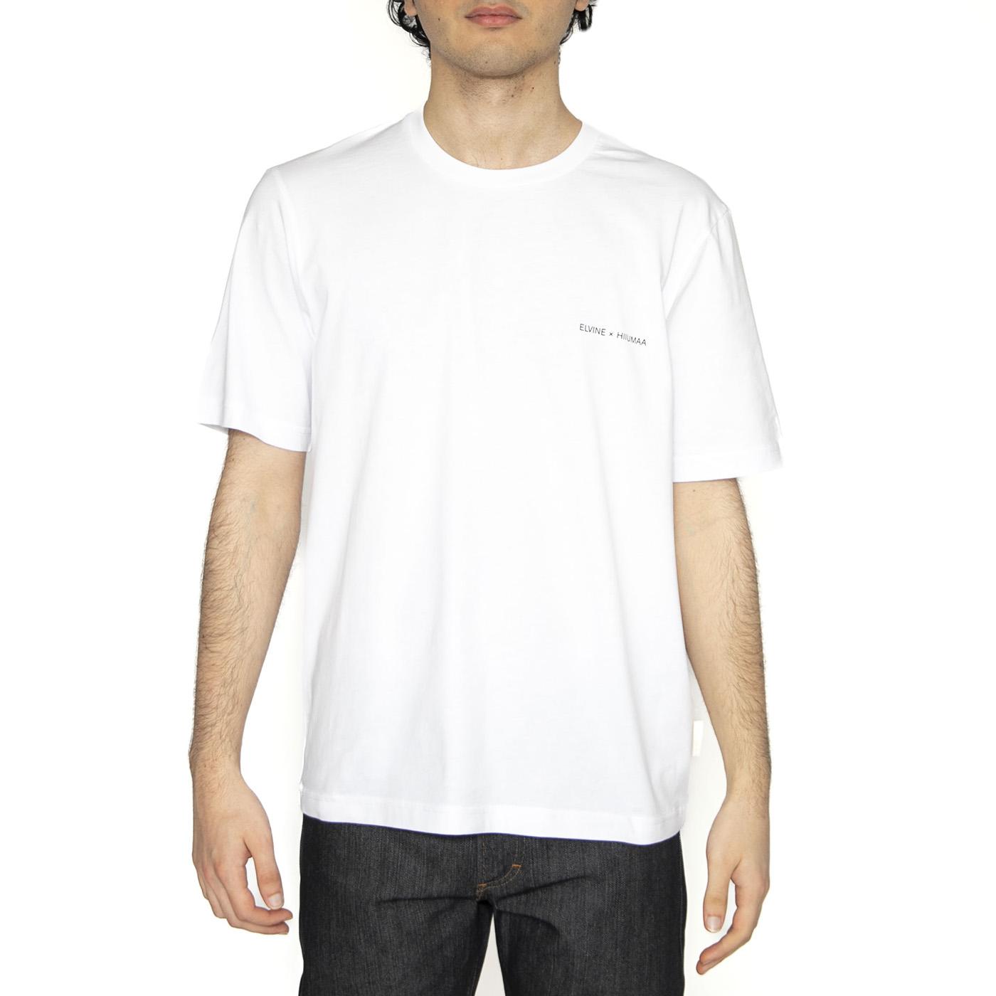 Omar Print White - Maglietta Girocollo Uomo Bianca 331407-100  ELVINE 