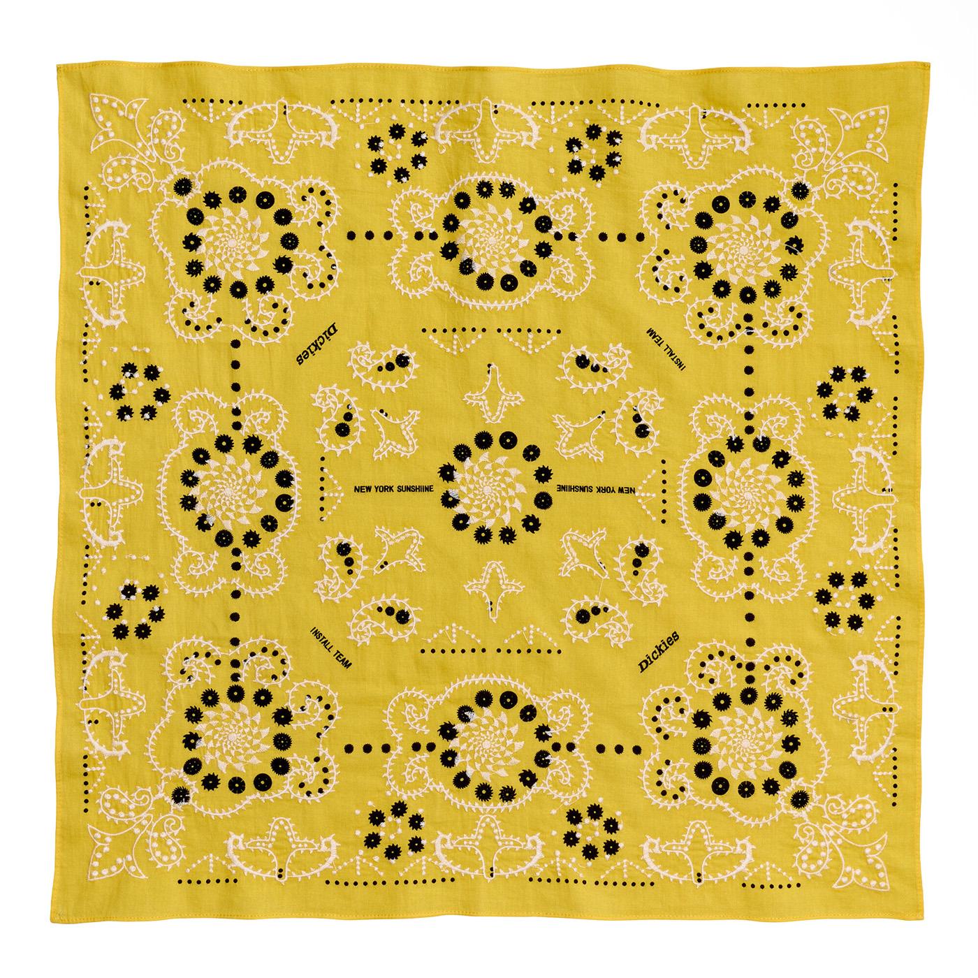 NYS Printed Bandana Dark Yellow - Bandana Gialla DK0A4Y4KD621  DICKIES 