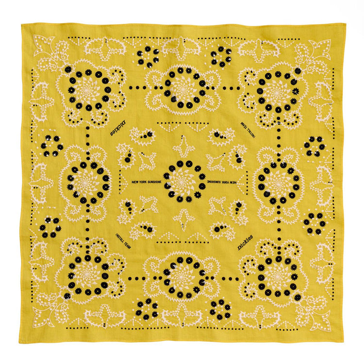 NYS Printed Bandana Dark Yellow - Bandana Gialla DK0A4Y4KD621  DICKIES 