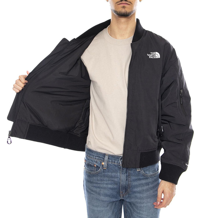 U TNF Bomber Black -- Giacca Bomber Uomo Nera NF0A8F3R JK31 THE NORTH FACE 