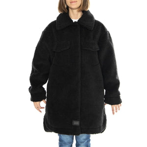 Frankie Uggfluff Shirt Jacket Black - Giacca Donna Nera UGC1144453-BLK  UGG 
