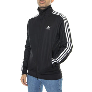 Beckenbauer Ttrack Tops - Felpa Collo Alto con Zip Uomo Nera H09112  ADIDAS 